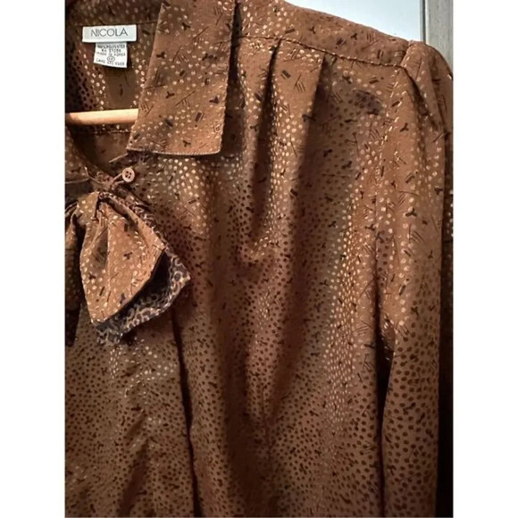 Nicola‎ Button Down Size 12 Vintage Top - Picture 5 of 7